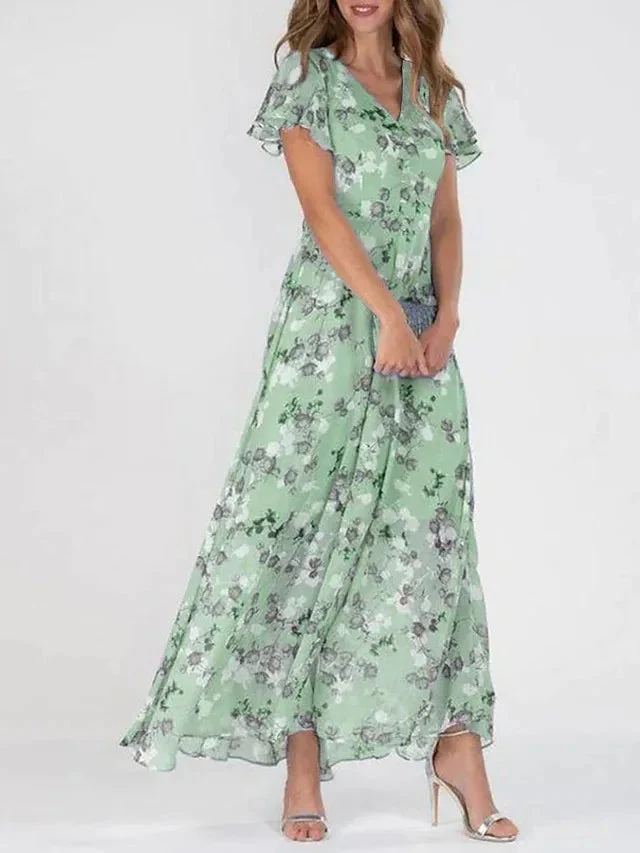 Lilia | Elegant Floral Midi-dress - Image 5