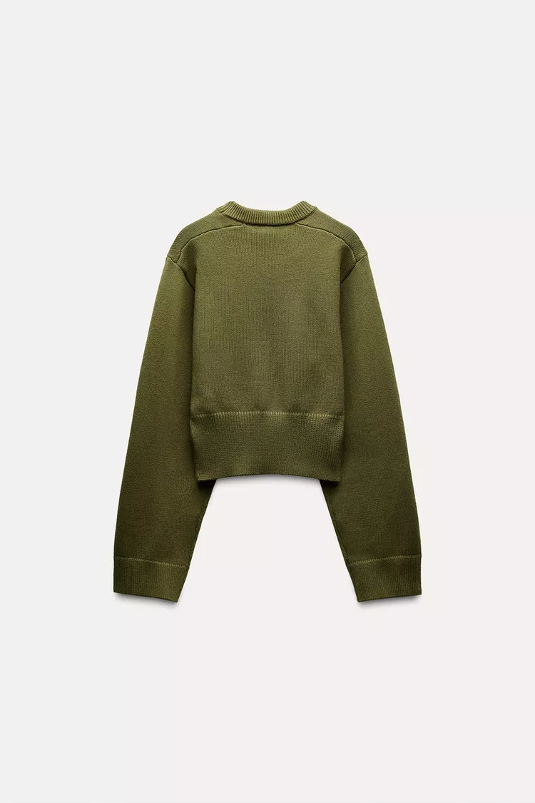 Nora | Green Sweater - Image 4