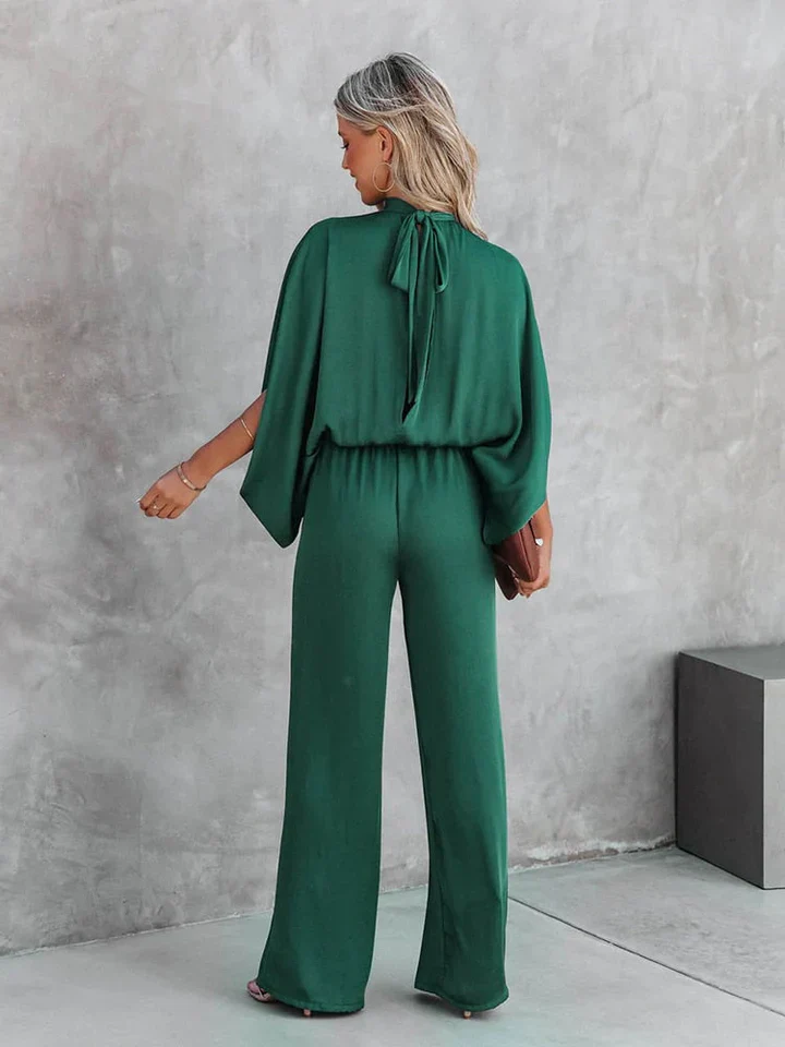 Lira – Elegant Jumpsuit with High Collar for Women - Image 3