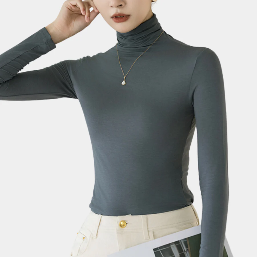 Liriana - Fashionable Turtleneck Sweater for Women - Image 3
