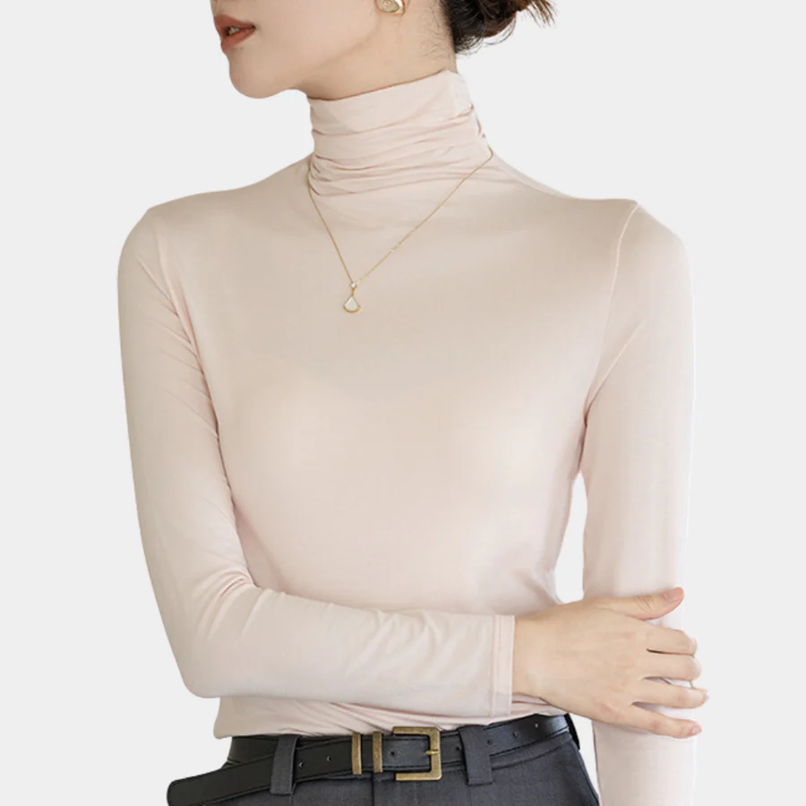 Liriana - Fashionable Turtleneck Sweater for Women - Image 4