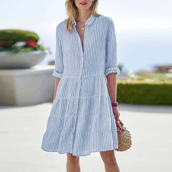 Lisette - Charming Knee-Length Dress for Women - Image 4