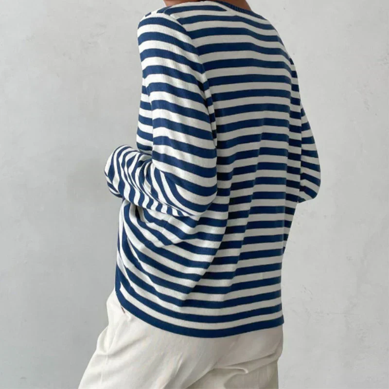Loro | Perfect Striped T-shirt for Women - Image 8