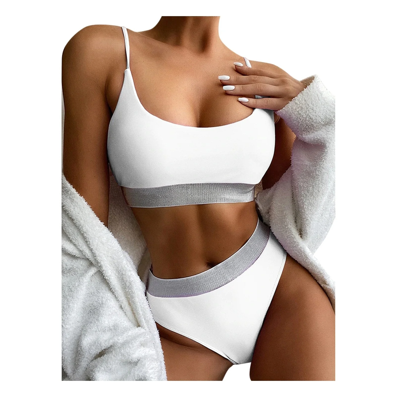 Lotte - Stylish High Waist Bikini for Women - Image 7