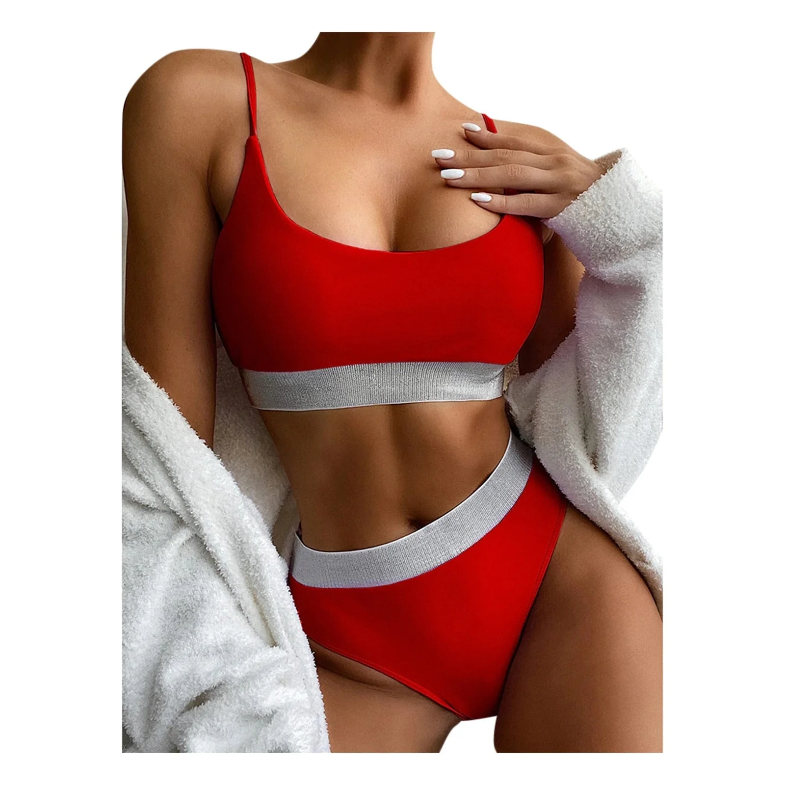 Lotte - Stylish High Waist Bikini for Women - Image 8