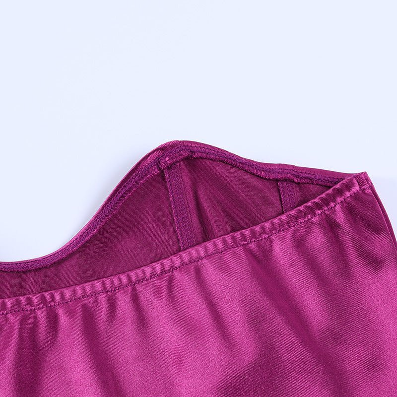 Luxury Strapless Satinlook Corset Top - Image 4