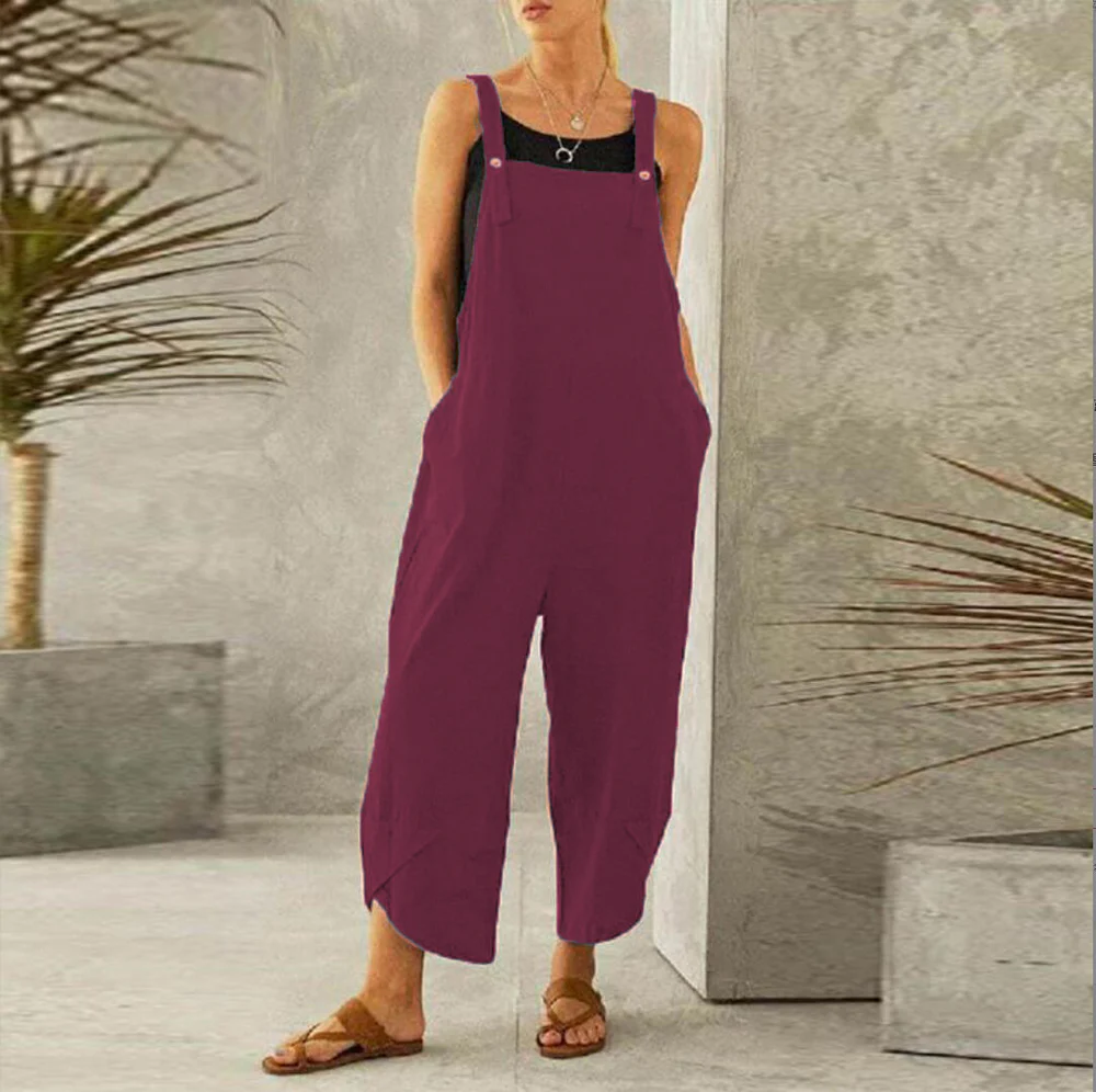 Madelief | Comfortable Wide Garden Overalls - Image 8