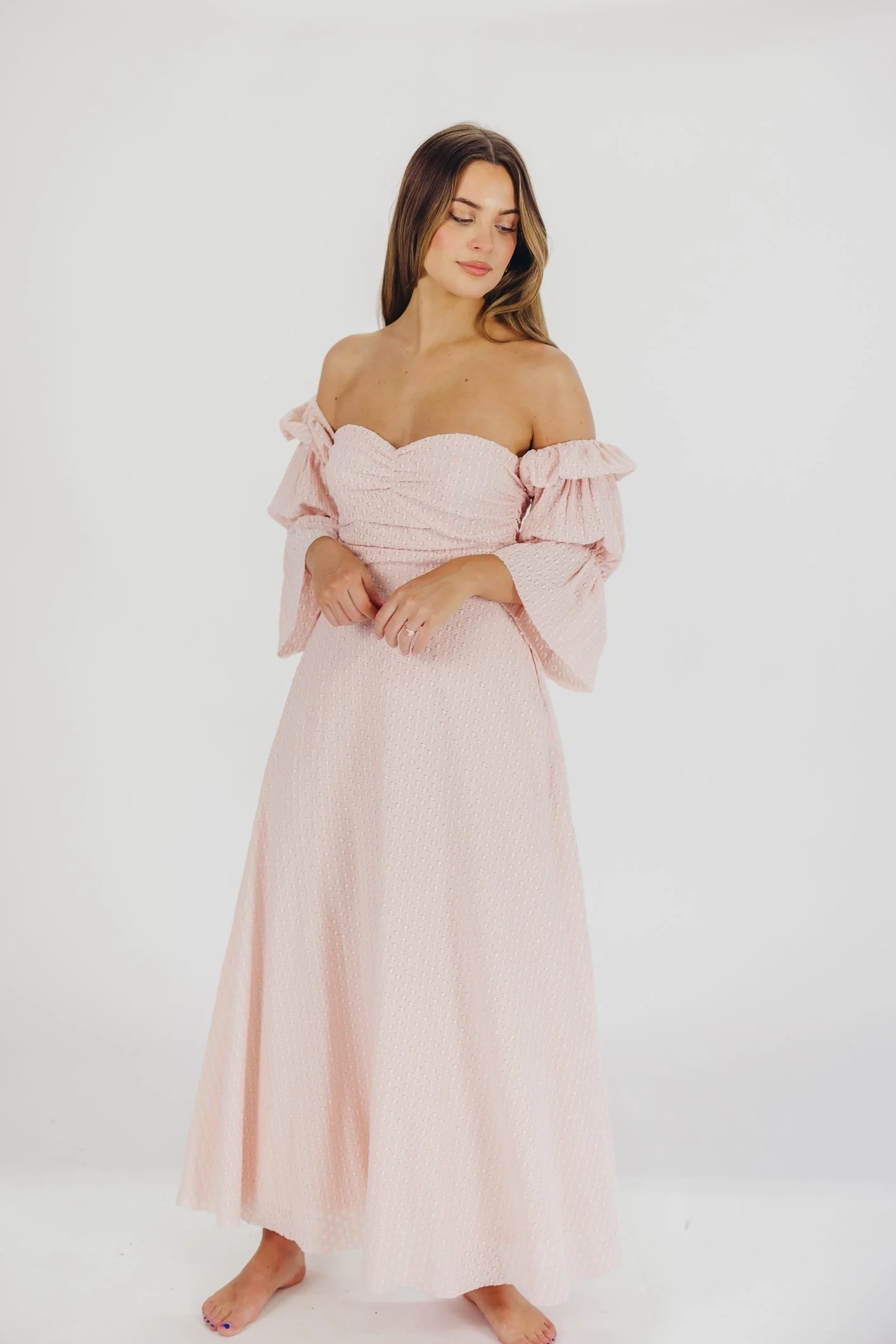 Maisie | Maxi Dress with Ruffles and Open Back - Image 10