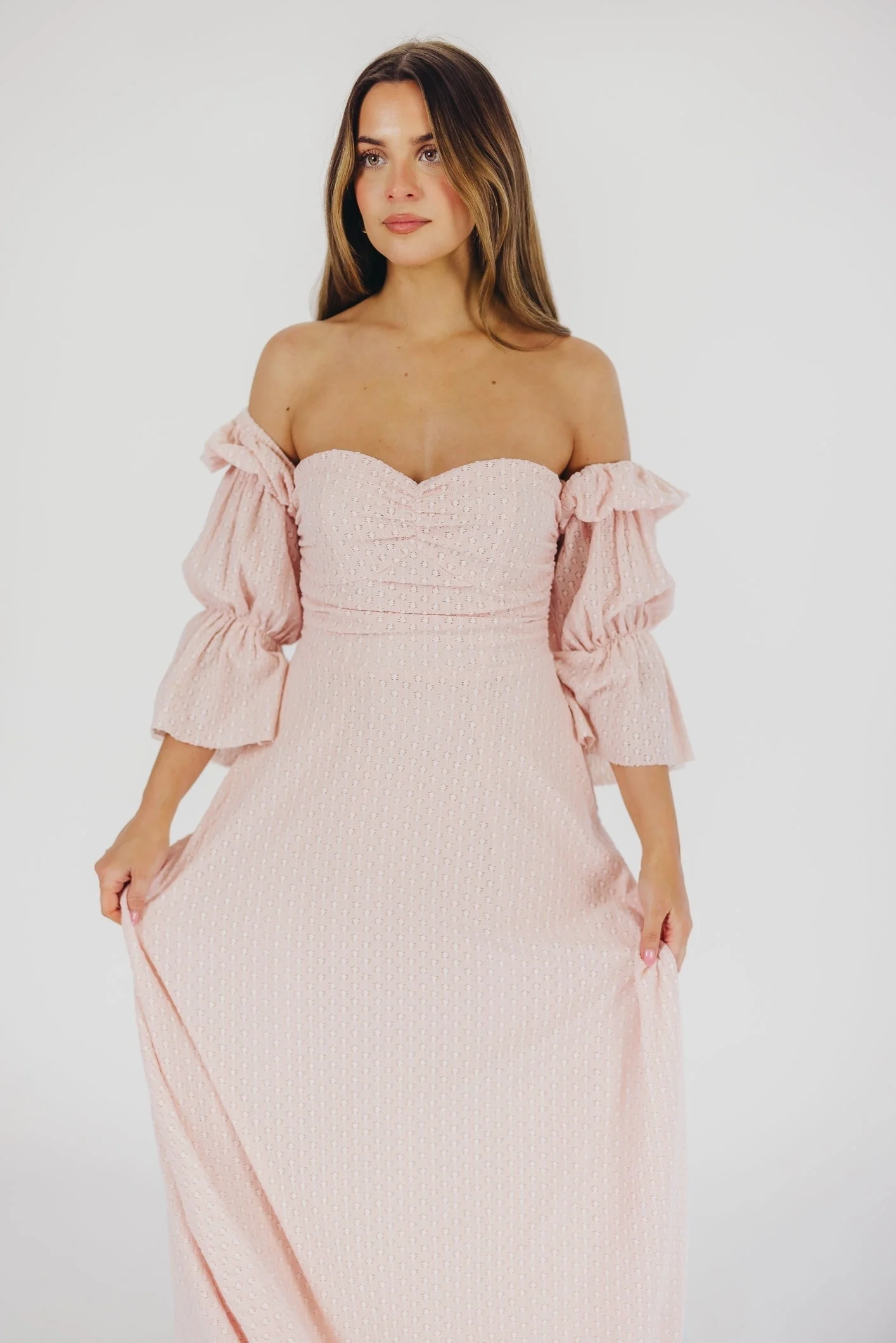 Maisie | Maxi Dress with Ruffles and Open Back - Image 11