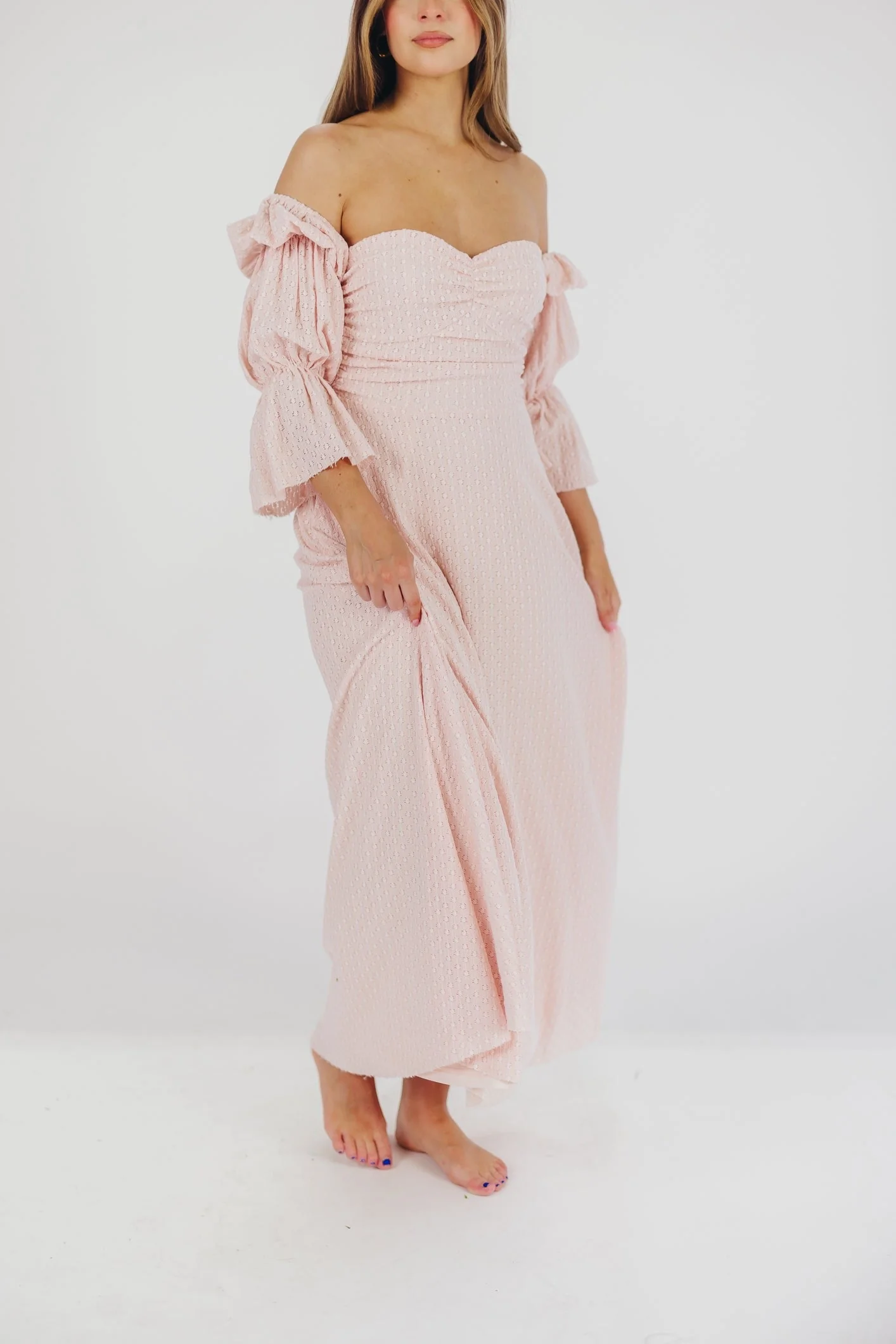 Maisie | Maxi Dress with Ruffles and Open Back - Image 12