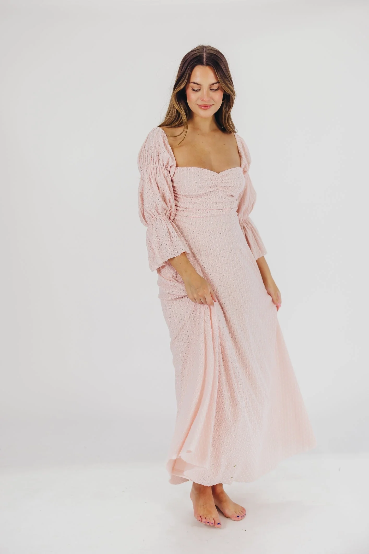 Maisie | Maxi Dress with Ruffles and Open Back - Image 2
