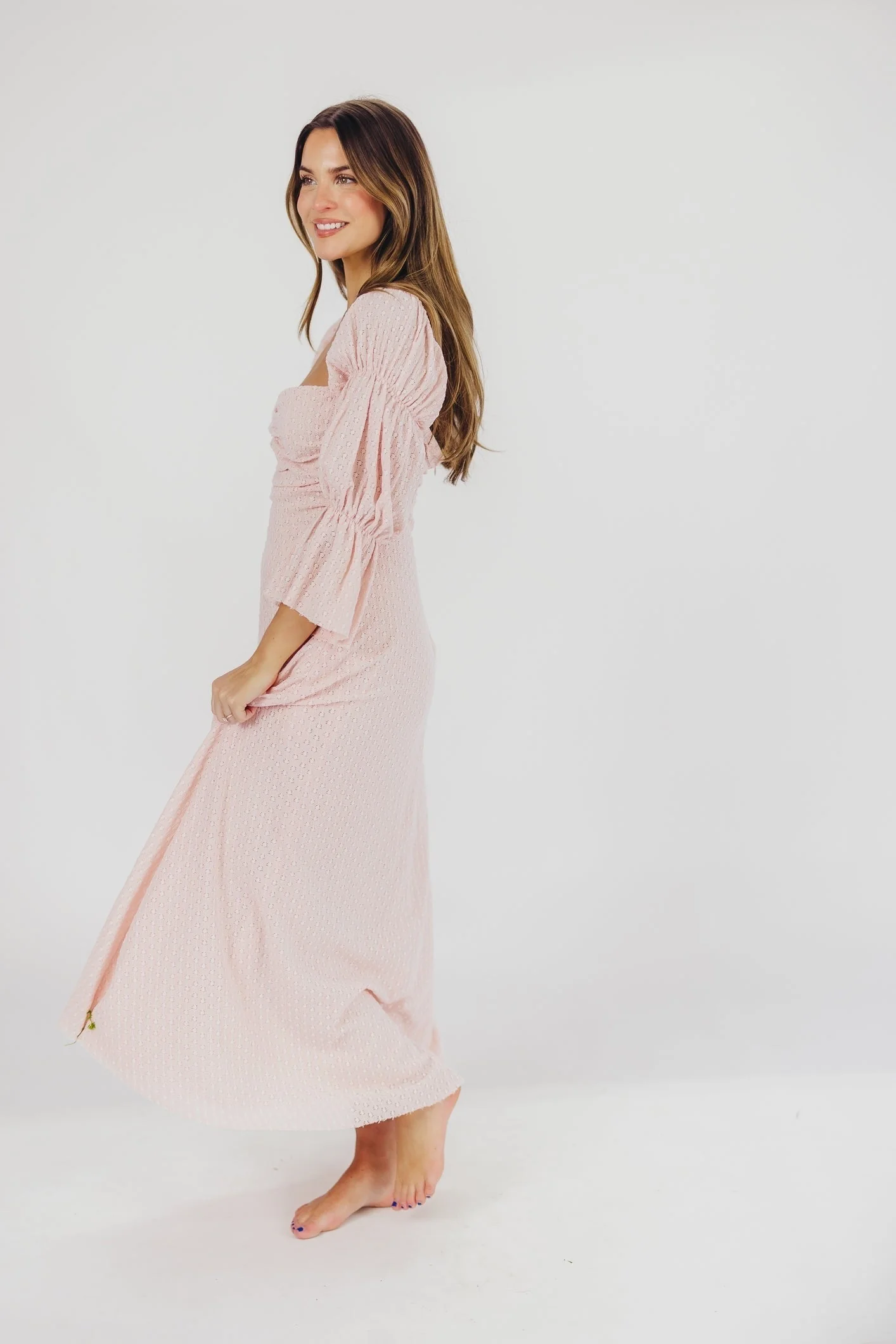 Maisie | Maxi Dress with Ruffles and Open Back - Image 4