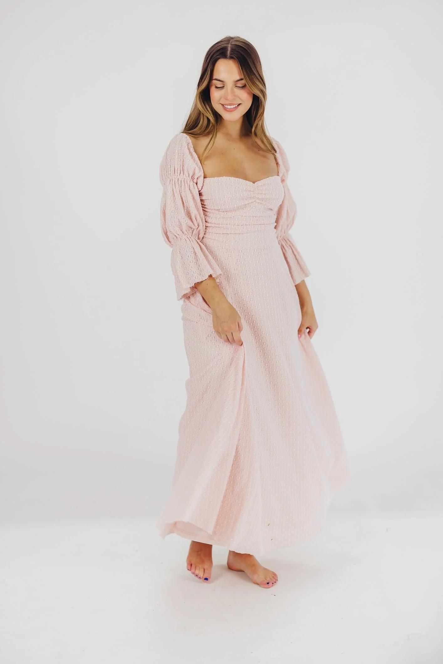 Maisie | Maxi Dress with Ruffles and Open Back - Image 5