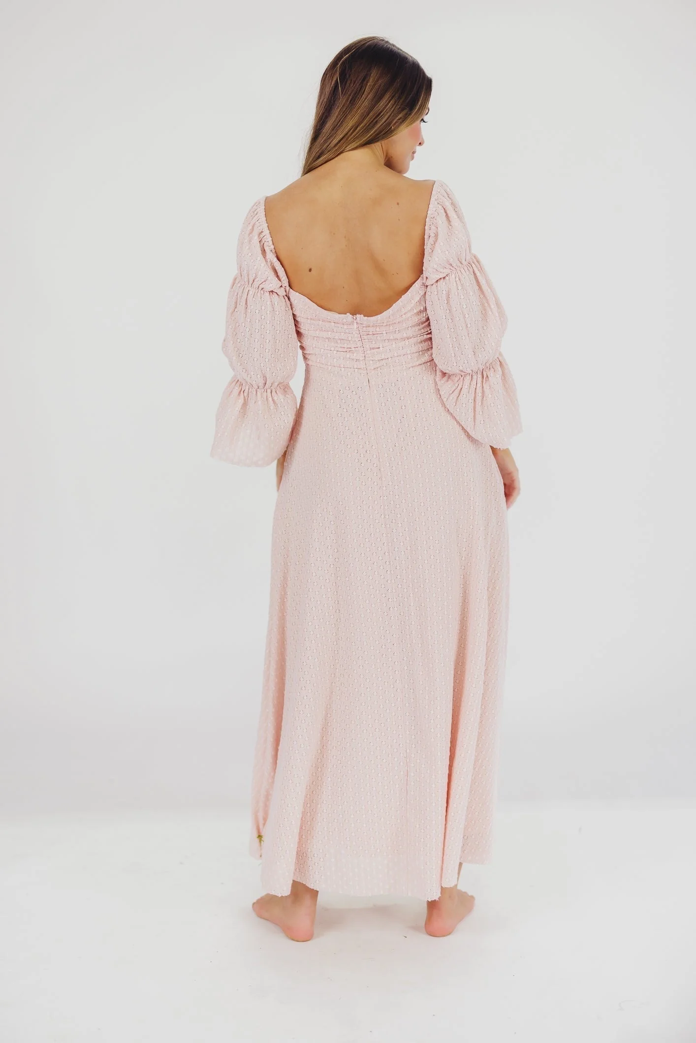 Maisie | Maxi Dress with Ruffles and Open Back - Image 8