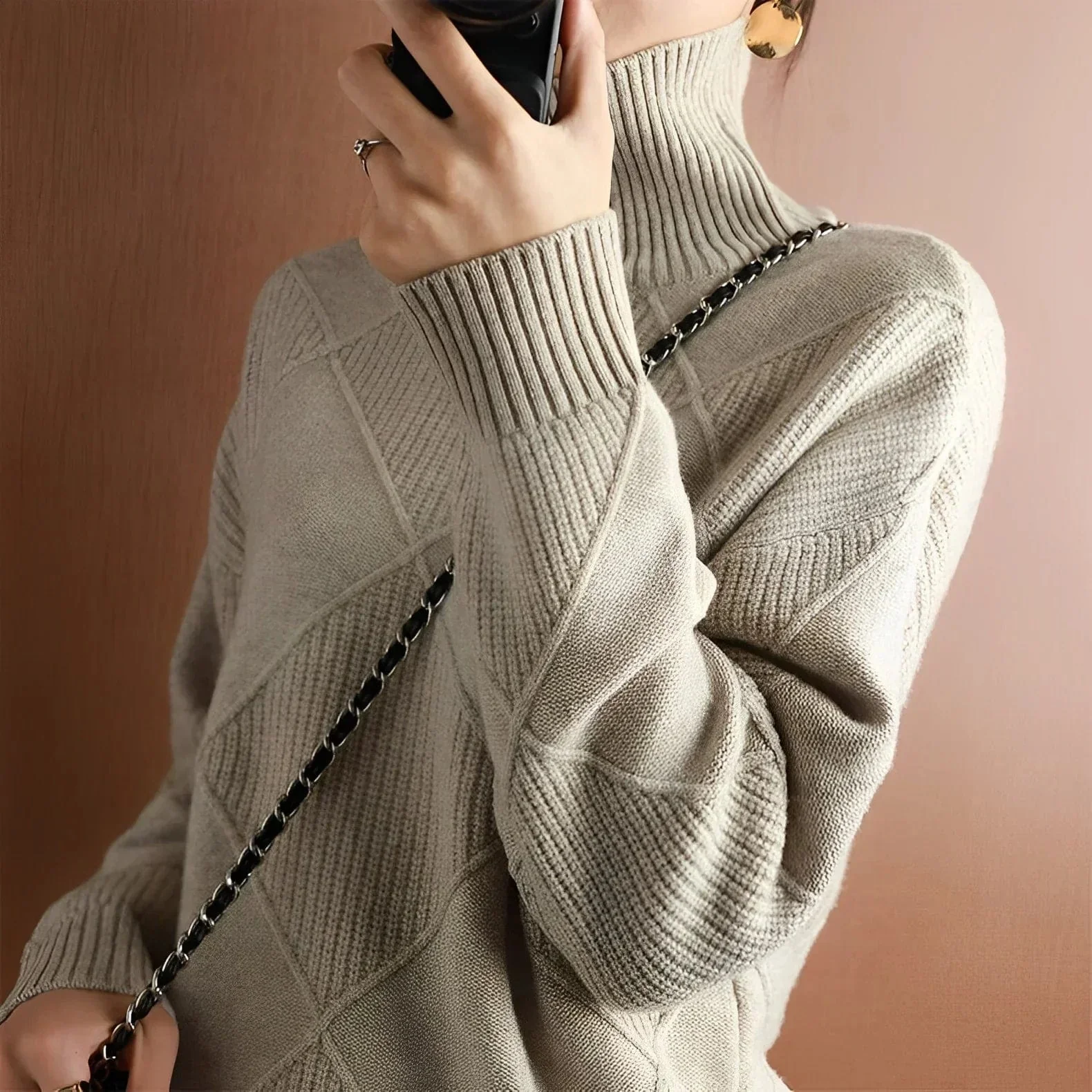 Marie turtleneck of cashmere - Image 4