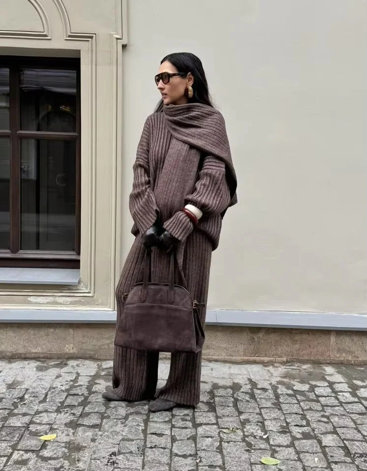 Marieke - Stylish Ribbed Knit Set - Image 6
