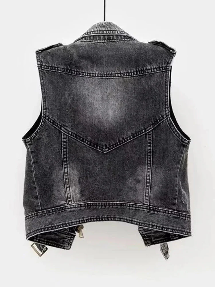 Marielle | Denim Vest Without Sleeves - Image 3