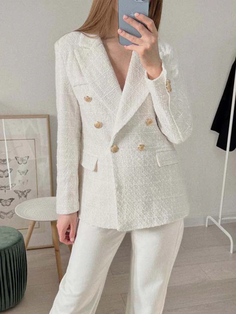 Maud - Chic Double-breasted Blazer - Image 2
