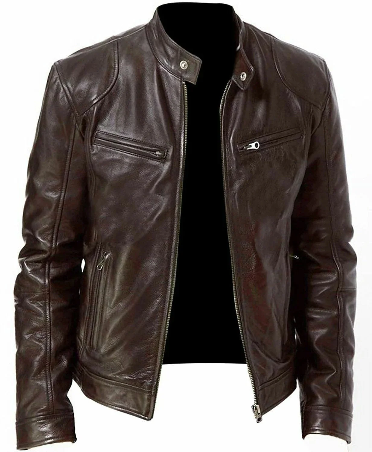 Maurice | Stylish, Warm & Comfortable Leather Men's Coat - Image 4
