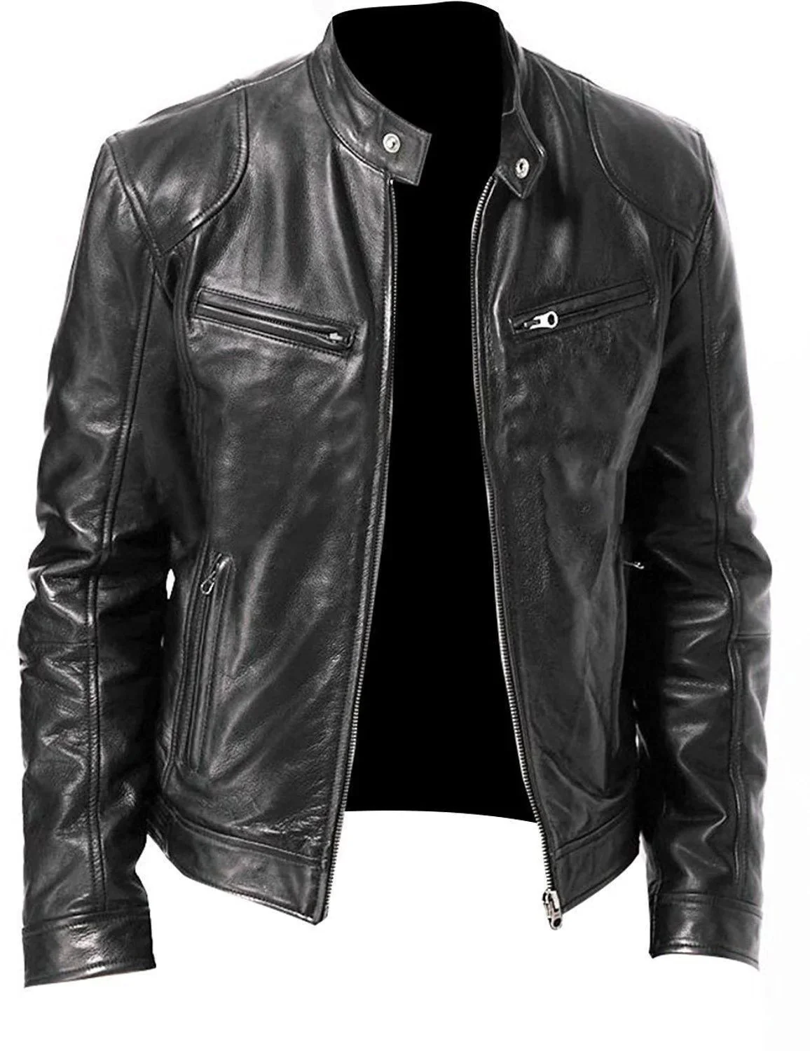 Maurice | Stylish, Warm & Comfortable Leather Men's Coat - Image 5