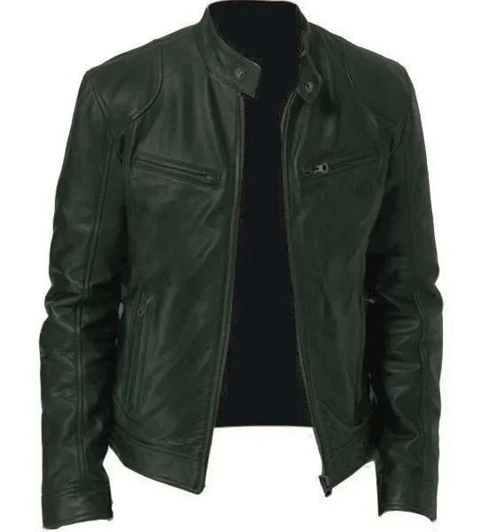 Maurice | Stylish, Warm & Comfortable Leather Men's Coat - Image 7