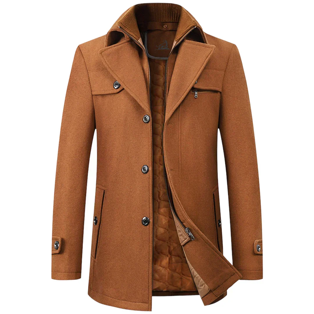 Maximilian | Classic woolen men's coat - Image 3