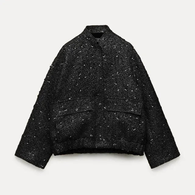 Melanie -  Elegant Sequin Blazer for Women - Image 2
