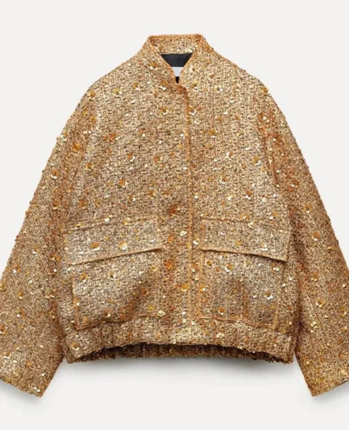 Melanie -  Elegant Sequin Blazer for Women - Image 4