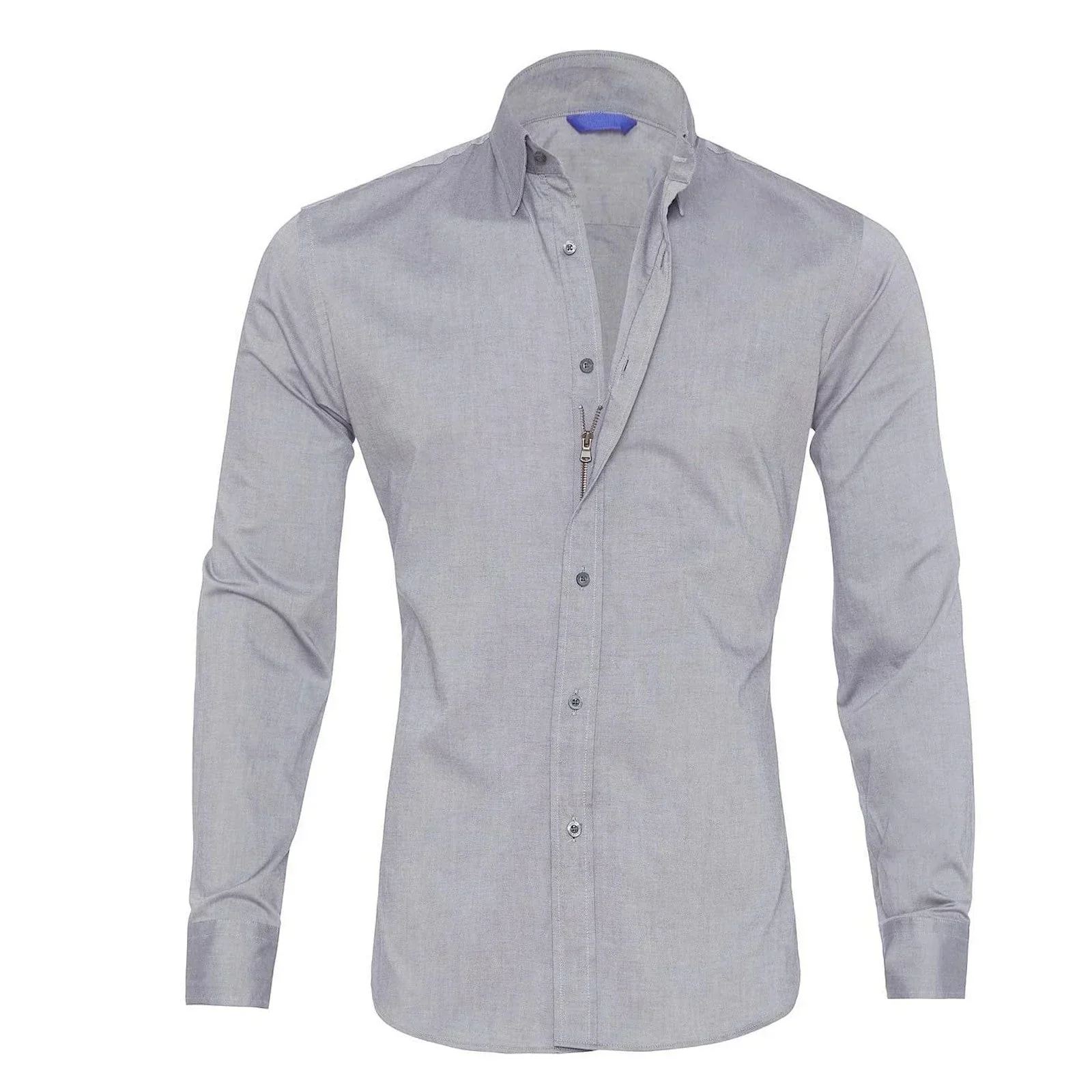 Wrinklefree Shirt With Zipper - Image 3