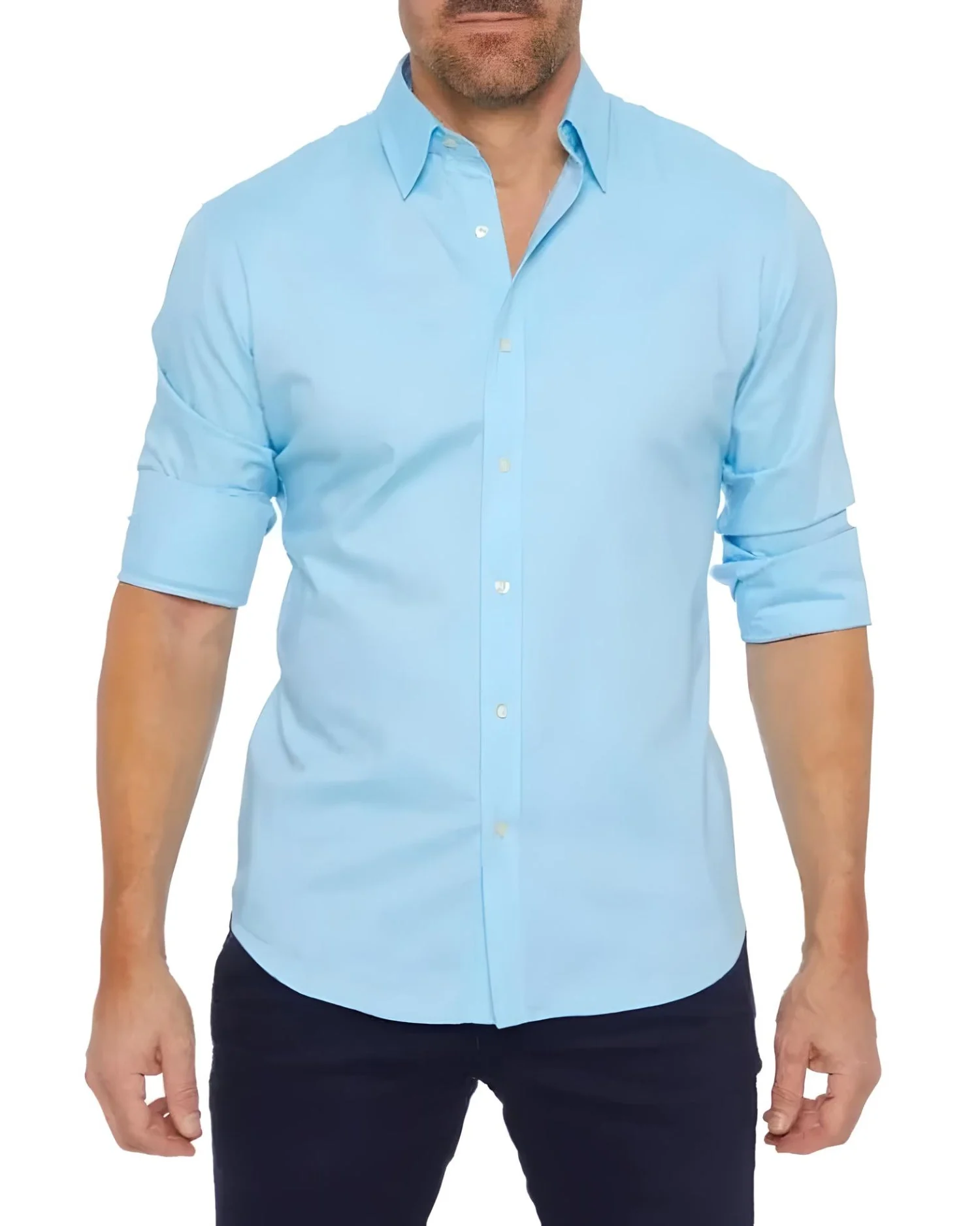 Wrinklefree Shirt With Zipper - Image 7