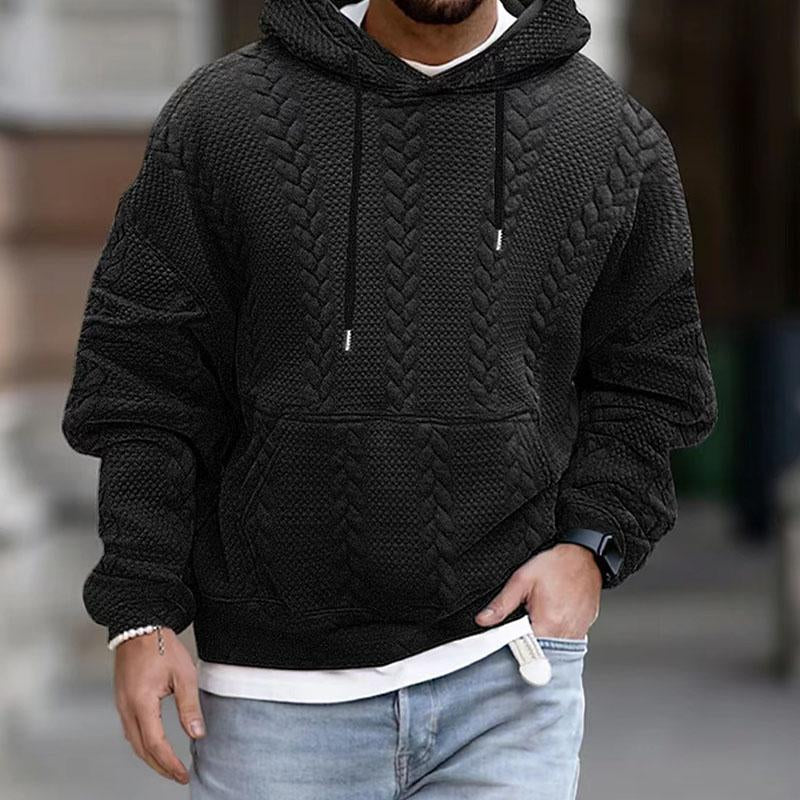 Men's Hoodie With Pattern - Image 4