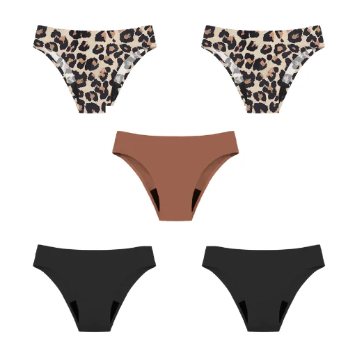 Menstrual underwear - soft 5-piece set women's briefs - Image 3