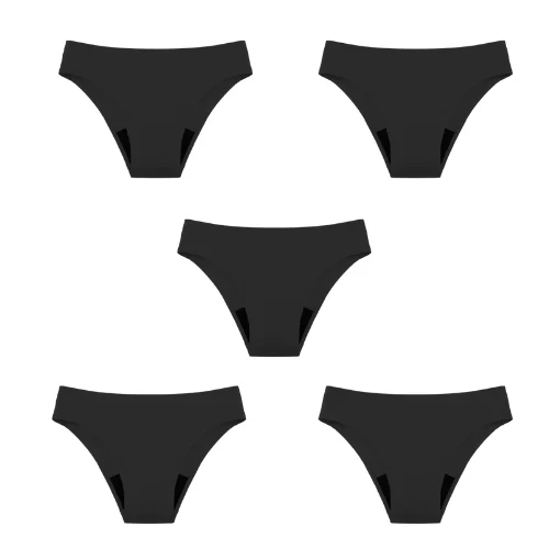 Menstrual underwear - soft 5-piece set women's briefs - Image 5