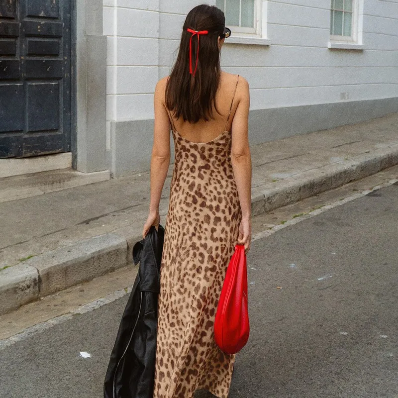 Merle | Maxi-Dress With Leopard Print - Image 7