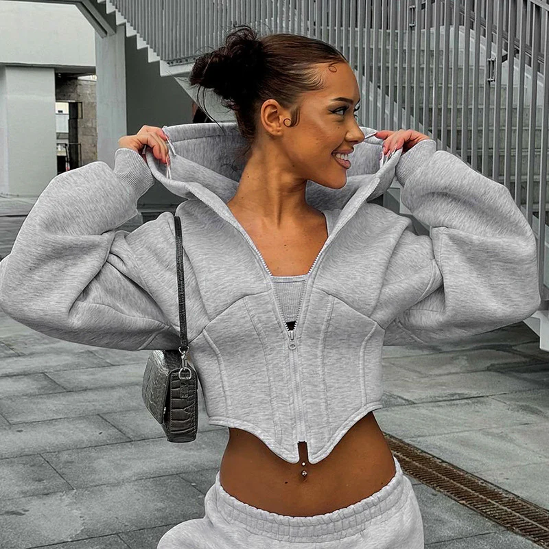 Meta | Trendy Corset Hoodie - Image 3