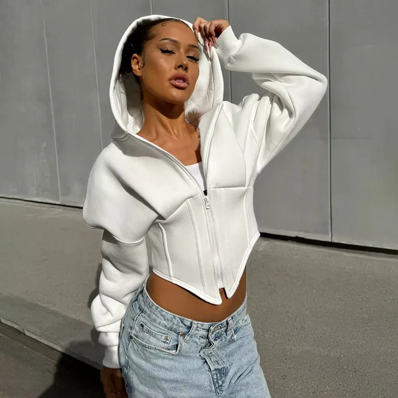 Meta | Trendy Corset Hoodie - Image 4