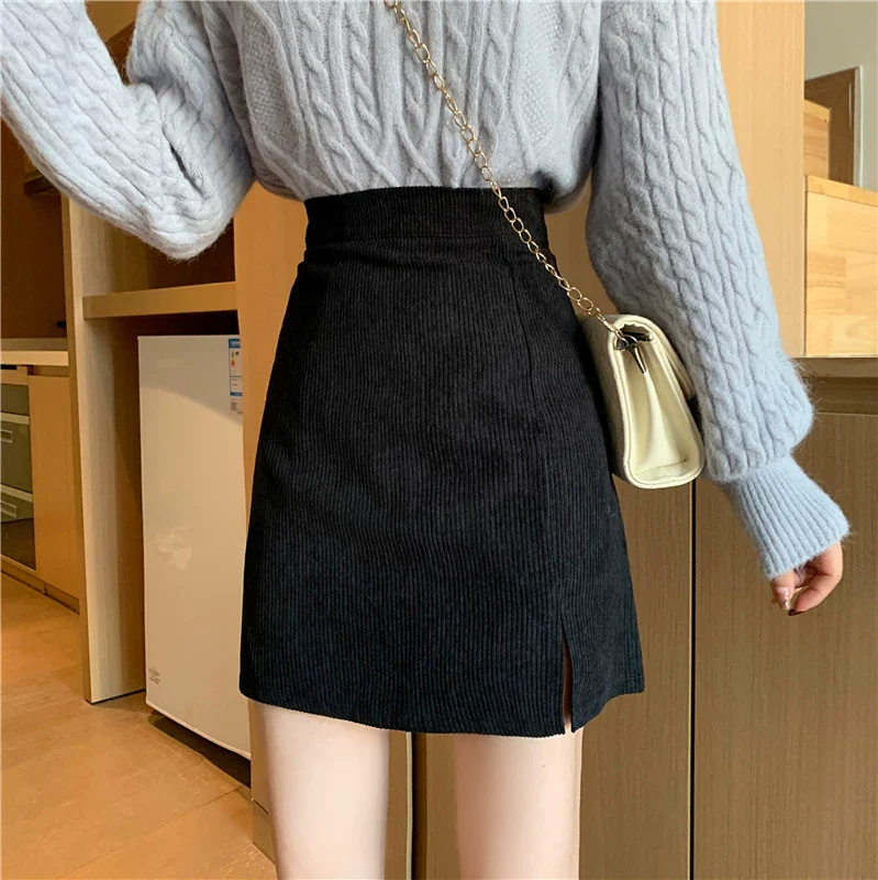 Mila - Ribbed corduroy skirt - Image 2