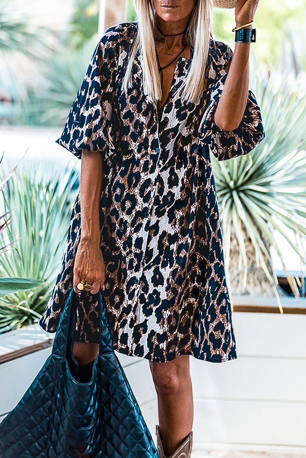 MILA | Leopard Print Summer Dress - Image 5