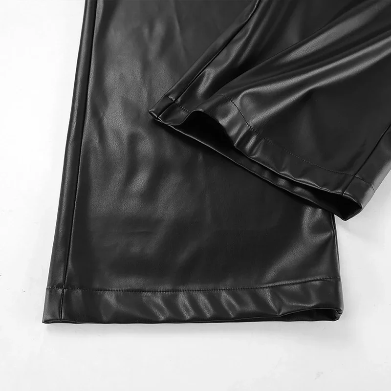 Leather High Waist Pants | Women's Leather Pants with High Waist - Image 8