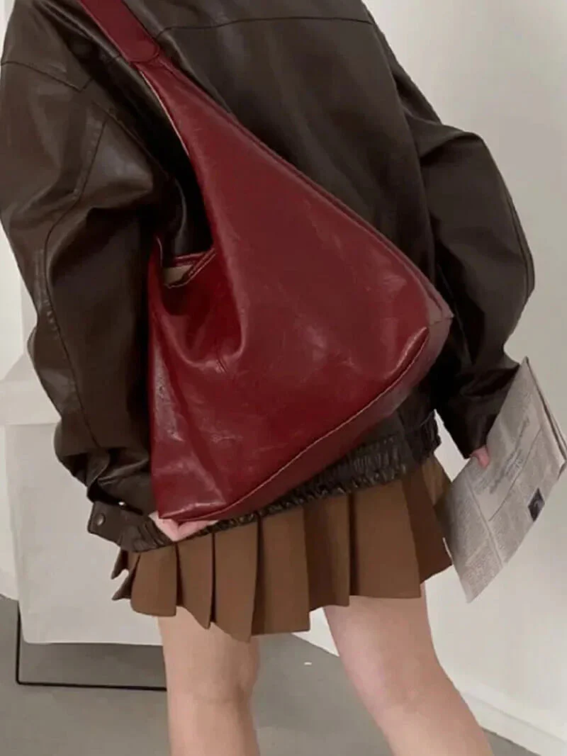 Women's shoulder bag - stylish leather bag - Image 5
