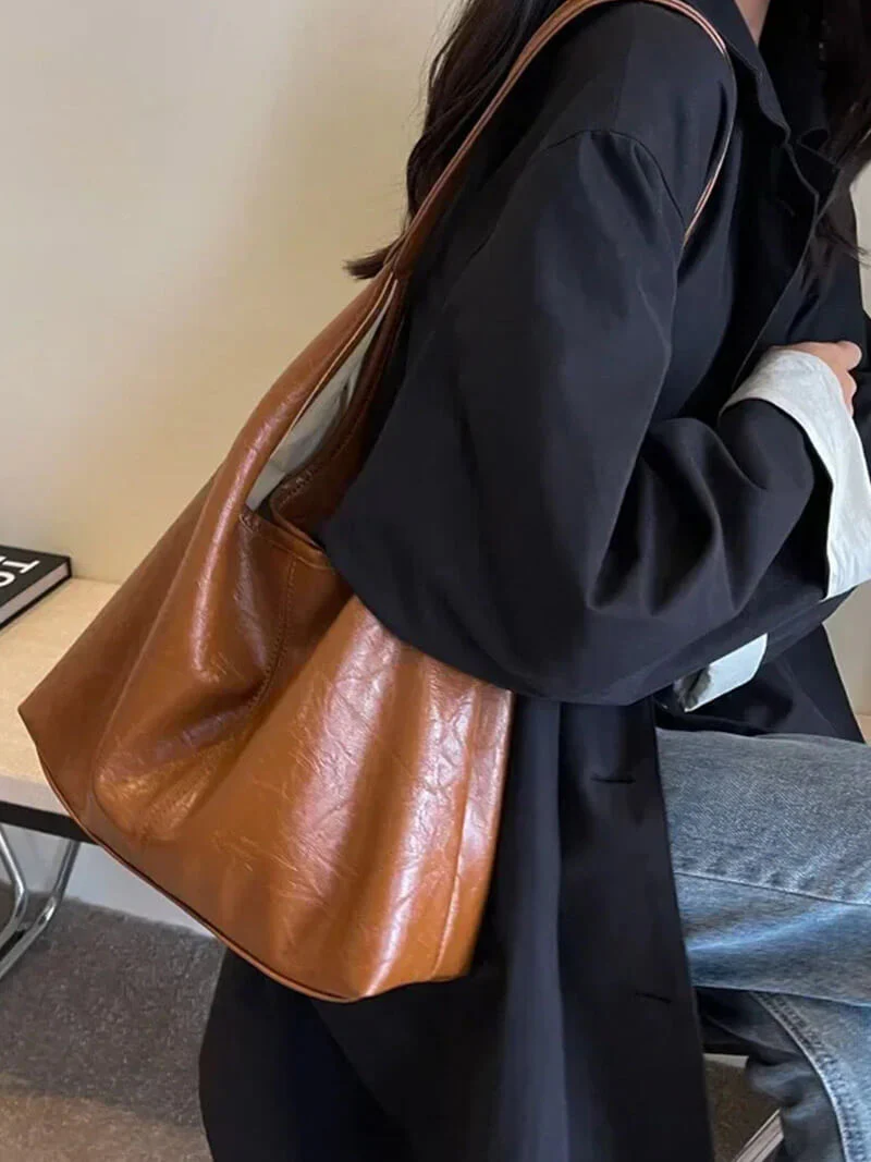 Women's shoulder bag - stylish leather bag - Image 8