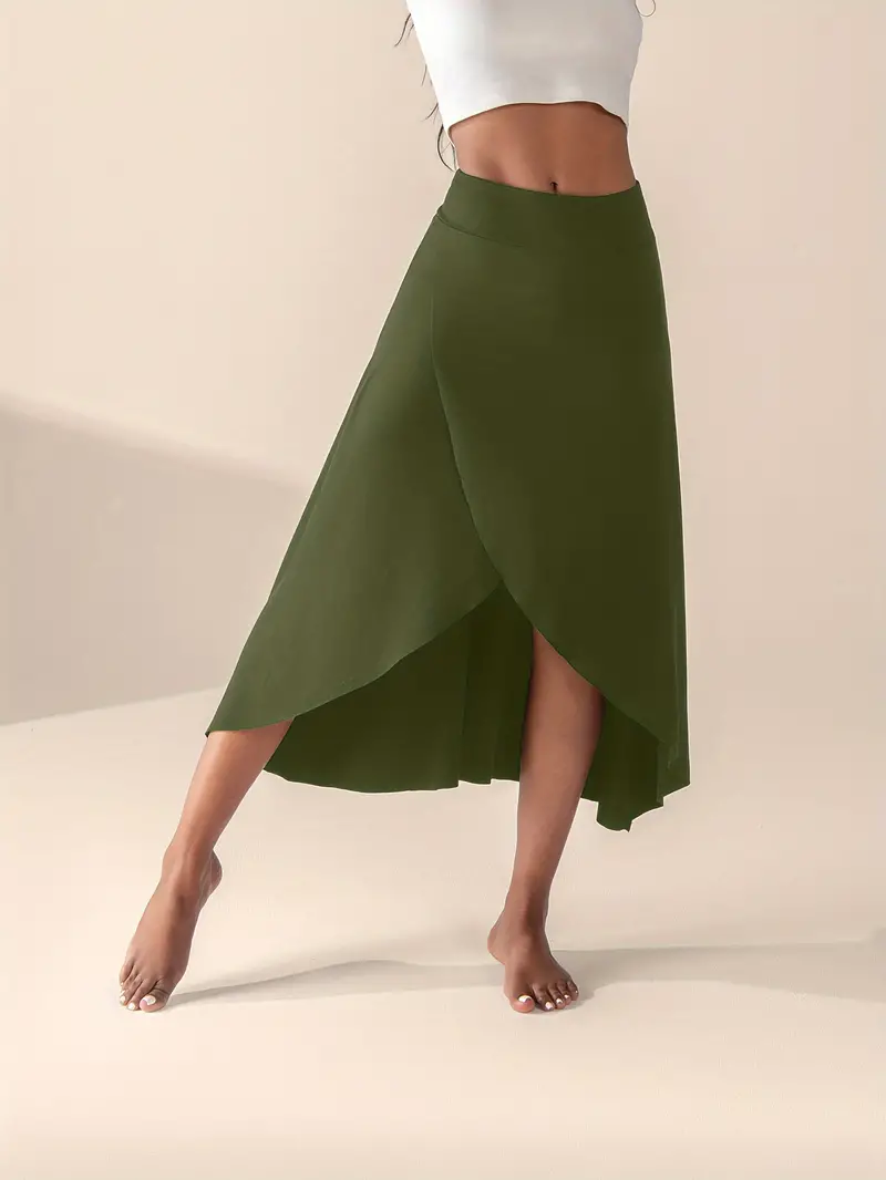 Mira – Skirt with High Waist, Split and Pockets - Image 11