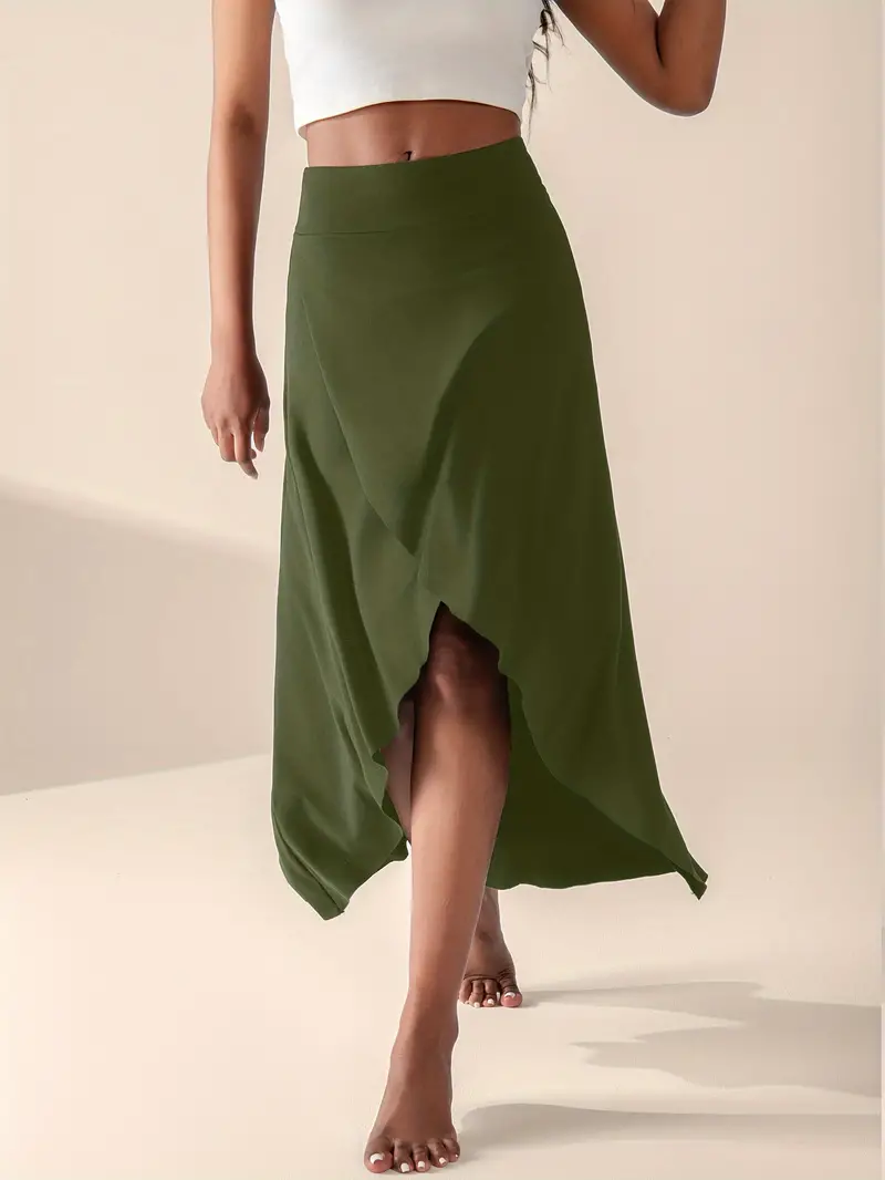 Mira – Skirt with High Waist, Split and Pockets - Image 12