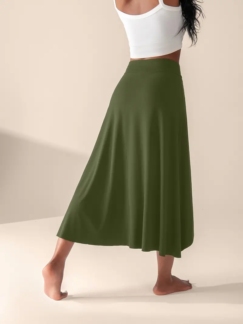 Mira – Skirt with High Waist, Split and Pockets - Image 14
