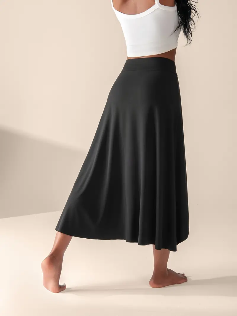 Mira – Skirt with High Waist, Split and Pockets - Image 2
