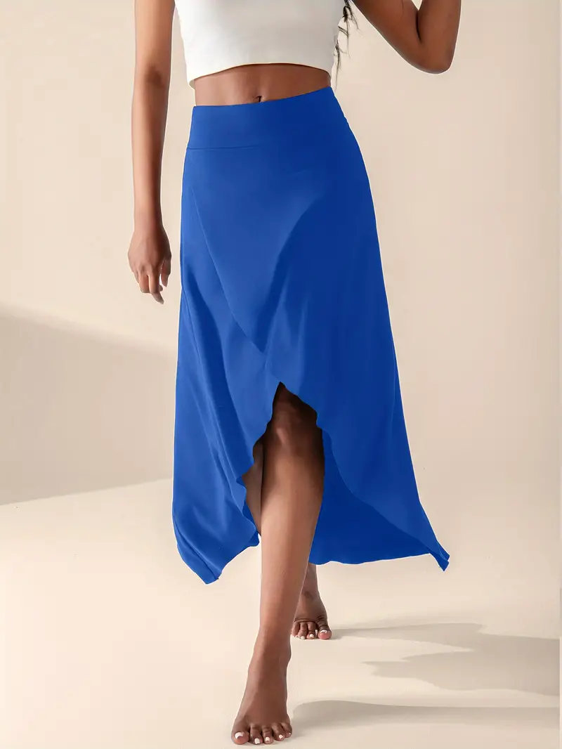Mira – Skirt with High Waist, Split and Pockets - Image 20