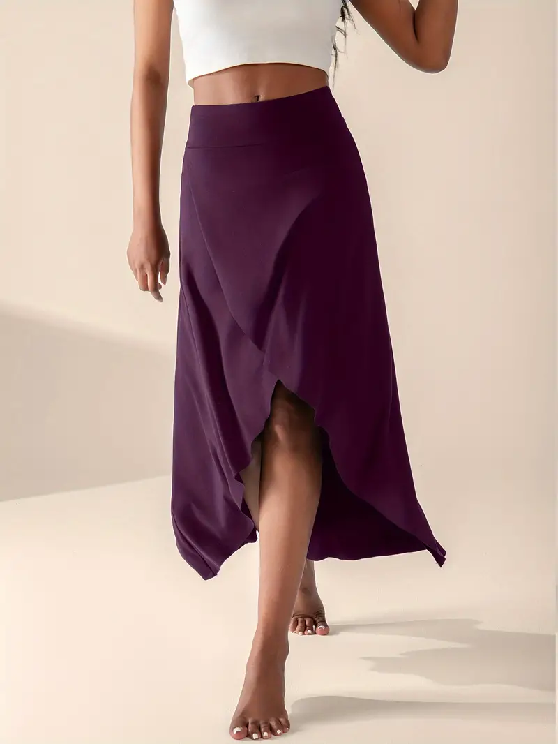 Mira – Skirt with High Waist, Split and Pockets - Image 24