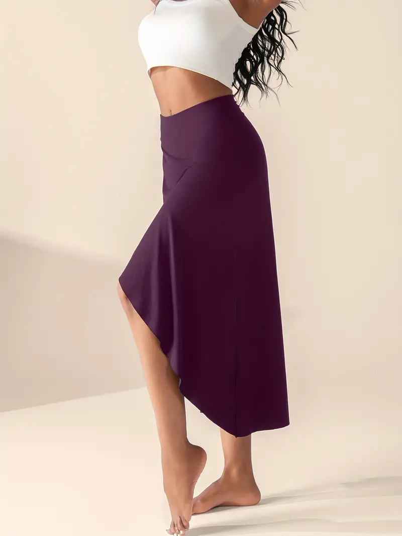 Mira – Skirt with High Waist, Split and Pockets - Image 25
