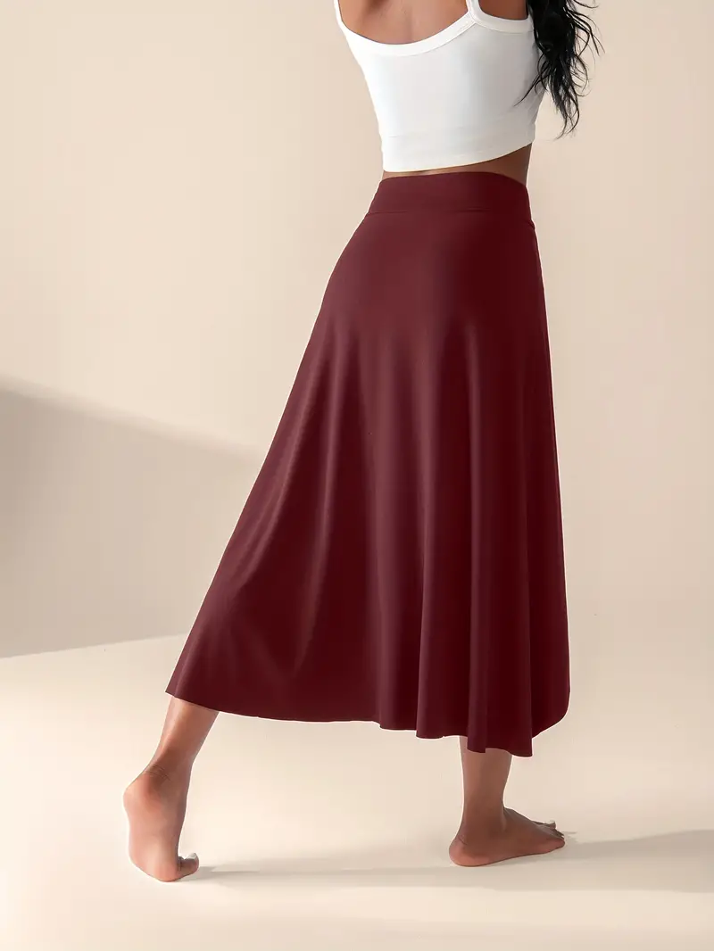 Mira – Skirt with High Waist, Split and Pockets - Image 9