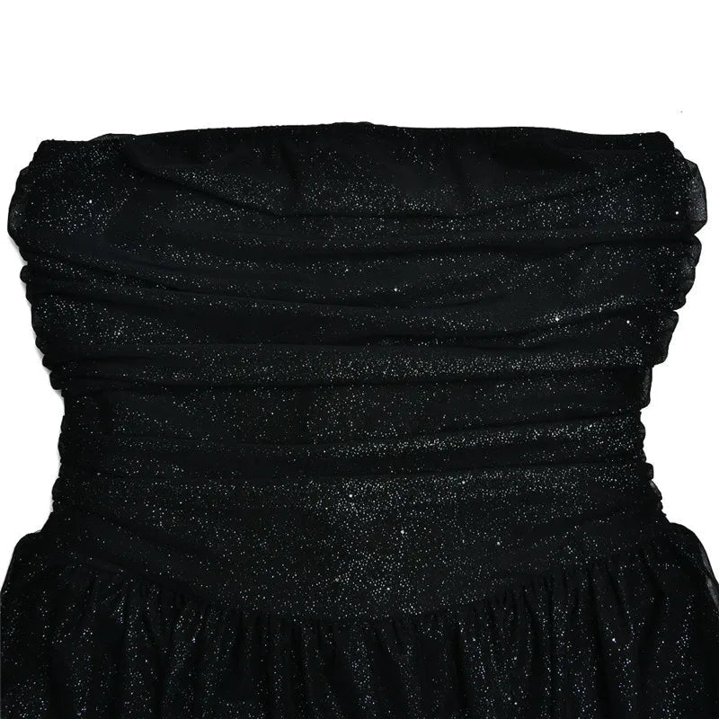 Mirelle | Strapless Glitter Mini-Dress – Elegant & Sparkling - Image 6